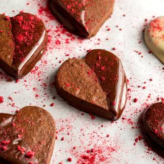 Valentine's Day bakery wallpaper