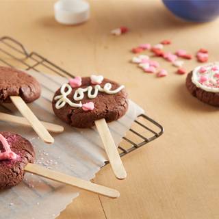 Valentine's Day bakery wallpaper