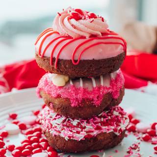 Valentine's Day bakery wallpaper