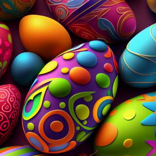 Easter egg designs wallpaper
