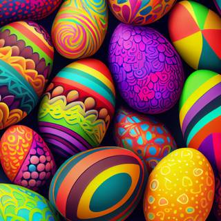 Easter egg designs wallpaper