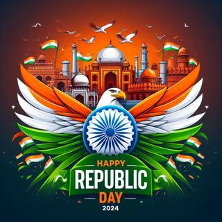 Happy Republic Day 2024 wallpaper