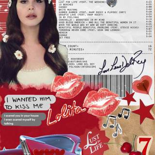 Lana Del Rey Lust For Life wallpaper