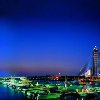 Dubai at night wallpaper