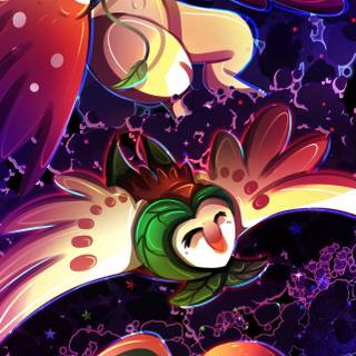 Pokémon Rowlet wallpaper