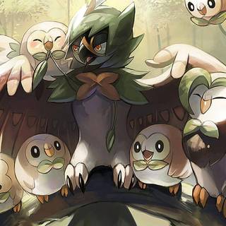 Pokémon Rowlet wallpaper