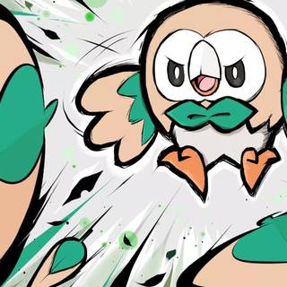 Pokémon Rowlet wallpaper