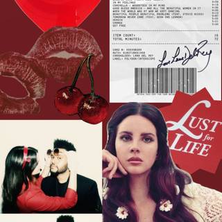 Lana Del Rey Lust For Life wallpaper