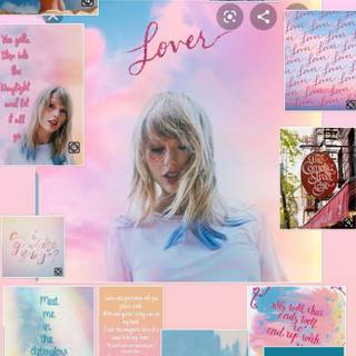 Taylor Swift Lover album wallpaper