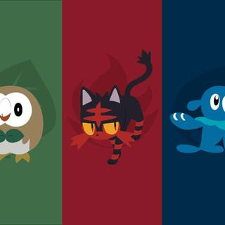 Pokémon Rowlet wallpaper