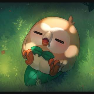 Pokémon Rowlet wallpaper