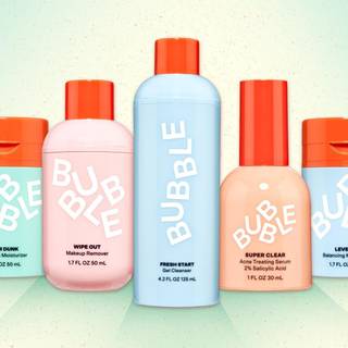 Bubble skincare wallpaper