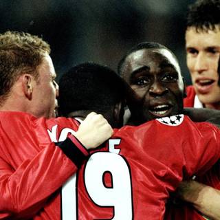 Manchester United treble wallpaper