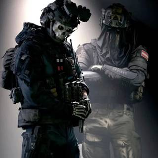 Ghost and Konig wallpaper