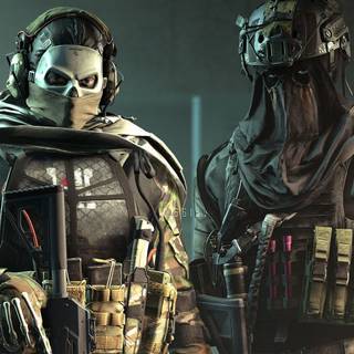 Ghost and Konig wallpaper