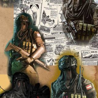 Ghost and Konig wallpaper