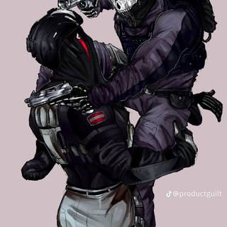 Ghost and Konig wallpaper