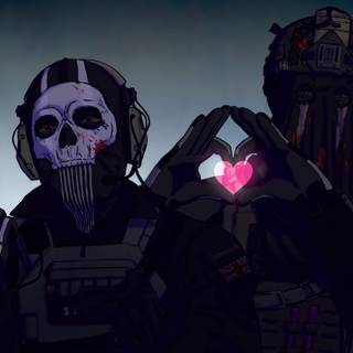 Ghost and Konig wallpaper