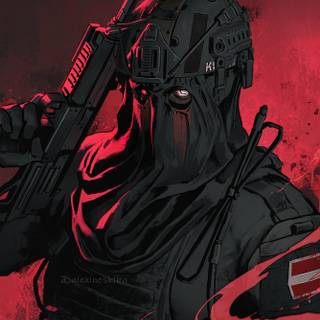 Ghost and Konig wallpaper