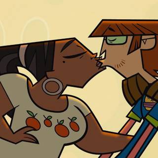 Total Drama kiss wallpaper