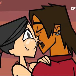 Total Drama kiss wallpaper