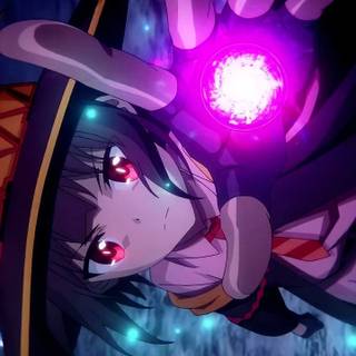 Konosuba glow art wallpaper