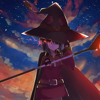 Konosuba glow art wallpaper