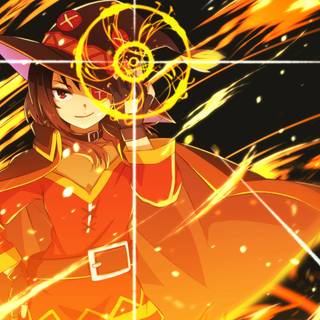 Konosuba glow art wallpaper