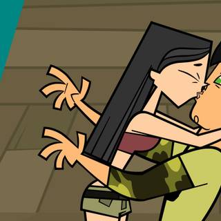 Total Drama kiss wallpaper