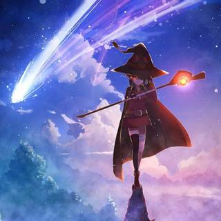 Konosuba glow art wallpaper