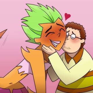 Total Drama kiss wallpaper