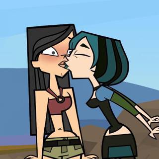 Total Drama kiss wallpaper