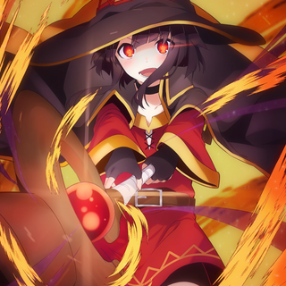 Konosuba glow art wallpaper