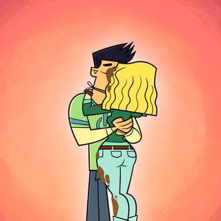Total Drama kiss wallpaper
