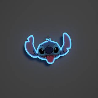 Neon Stitch wallpaper