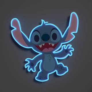 Neon Stitch wallpaper