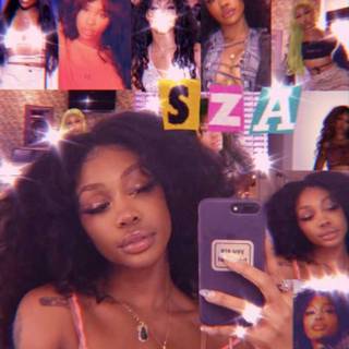 SZA album wallpaper