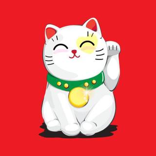 Chinese cats wallpaper