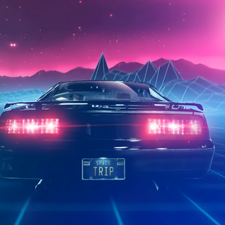 Space car wallpaper