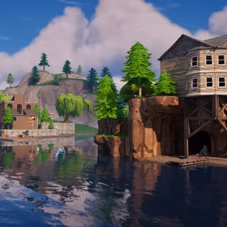 OG Fortnite map wallpaper