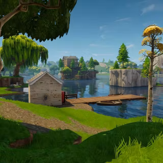 OG Fortnite map wallpaper