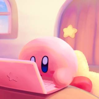 Kirby laptop wallpaper