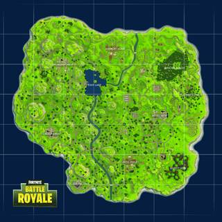 OG Fortnite map wallpaper