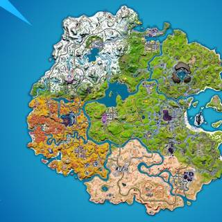 OG Fortnite map wallpaper