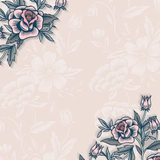 Vintage frame wallpaper
