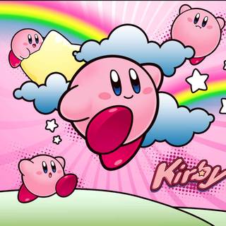 Kirby laptop wallpaper