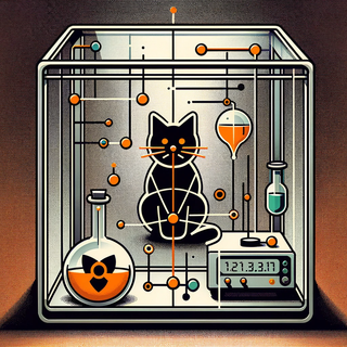 Schrödinger's cat wallpaper