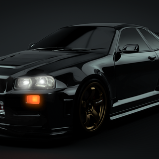 R34 black wallpaper