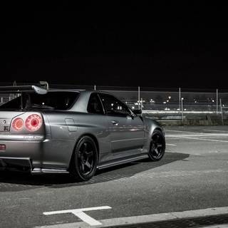 R34 black wallpaper