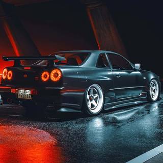 R34 black wallpaper